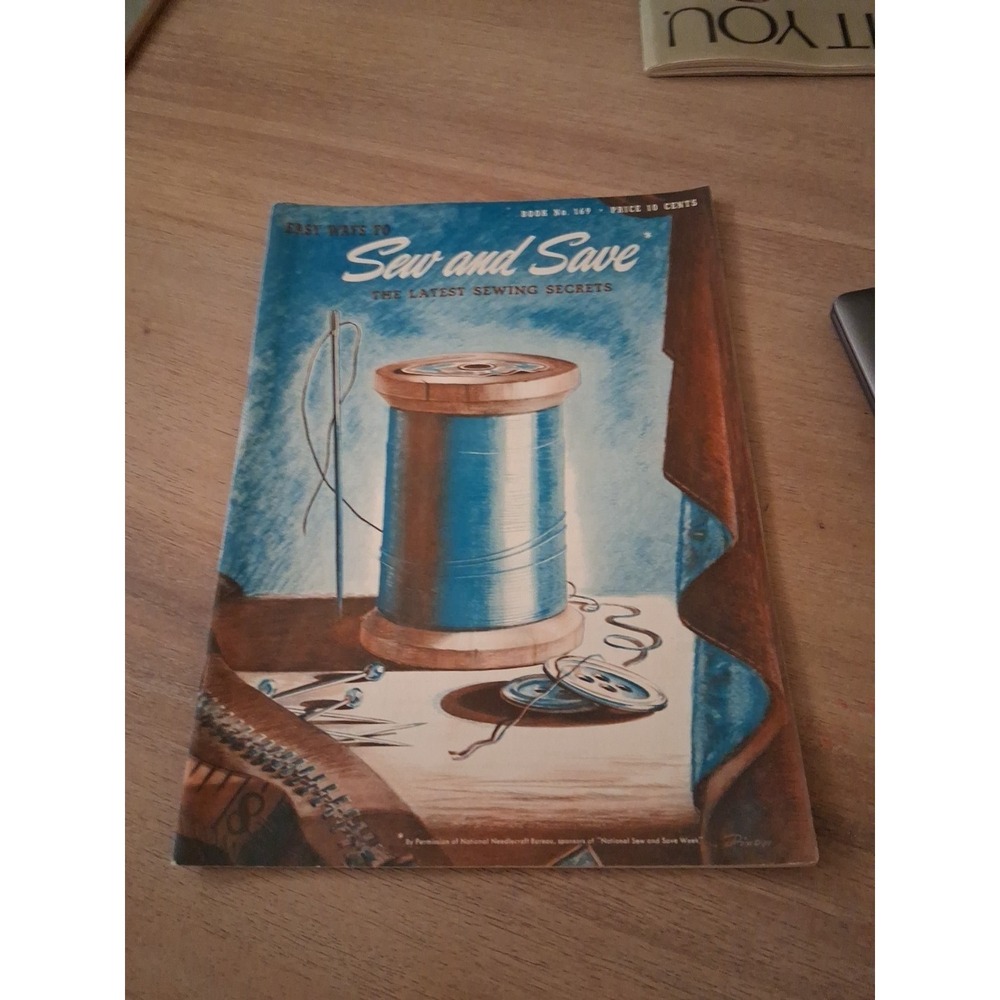 Book Sew and Save 1941 No 169 Spool Cotton Co Third Edition Needlecraft